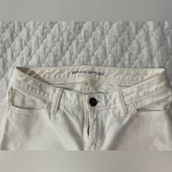 Banana Republic White Jeans - Picture 6 of 6